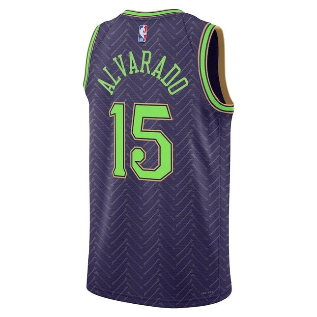Jose Alvarado New Orleans Pelicans 2025 Swingman Jersey City Edition - Purple