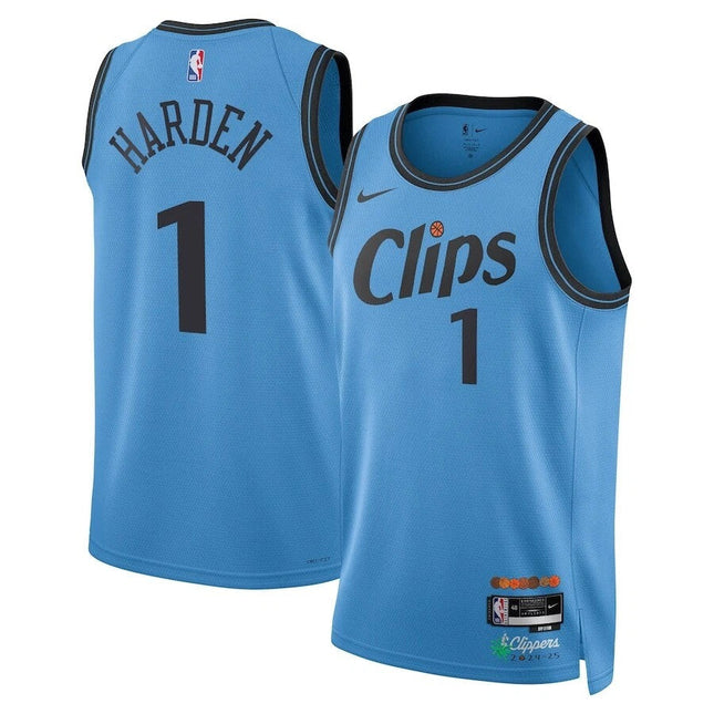 James Harden LA Clippers 2025 Swingman Jersey City Edition - Blue