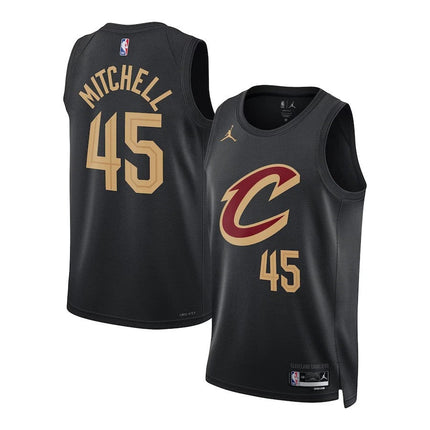 Donovan Mitchell Cleveland Cavaliers 2025 Statement Swingman Jersey - Black