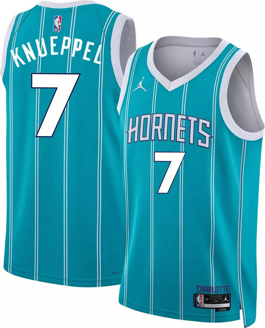 Kon Knueppel Charlotte Hornets 2025 Swingman Jersey Icon Edition - Blue