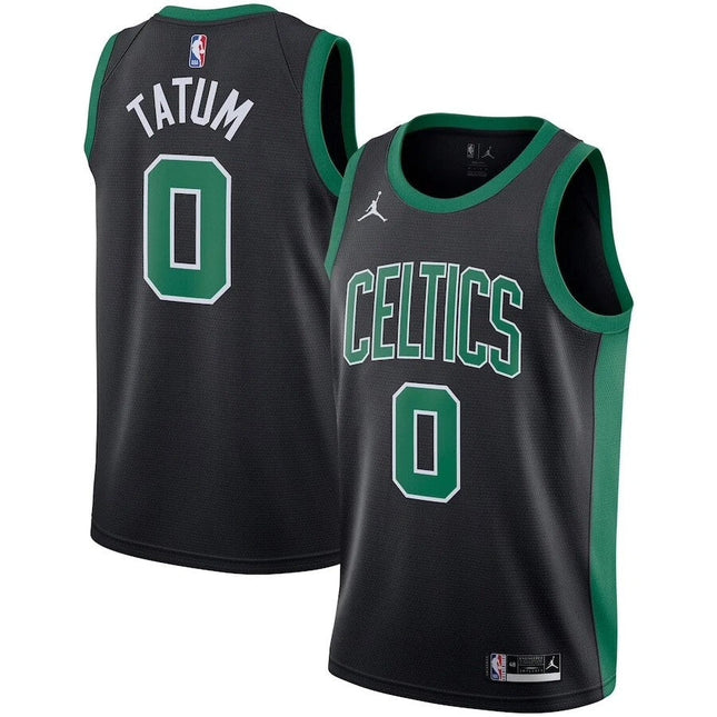 Jayson Tatum Boston Celtics 2025 Swingman Jersey Statement Edition - Black