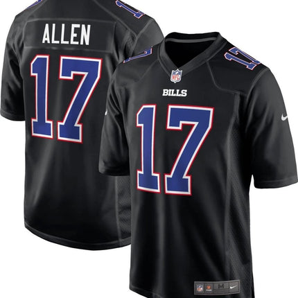 Josh Allen Buffalo Bills 2025 Game Jersey - Black