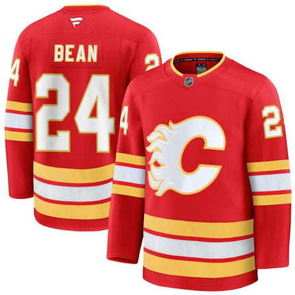 Jake Bean Calgary Flames 2025 Home Premium Jersey - Red