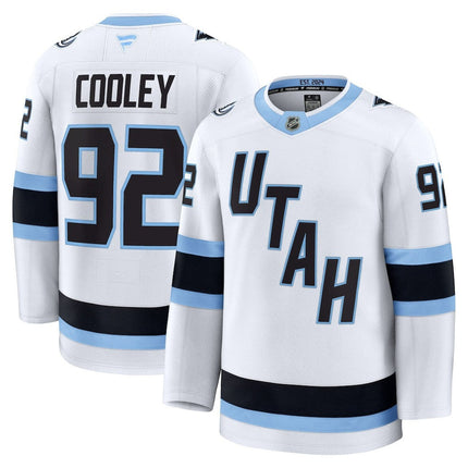 Logan Cooley Utah Mammoth 2025 Away Premium Player Jersey - White