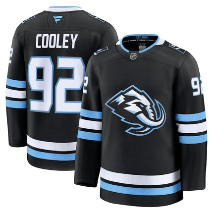 Logan Cooley Utah Mammoth 2025 Home Premium Player Jersey - Black
