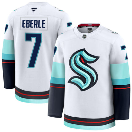 Jordan Eberle Seattle Kraken 2025 Away Premium Jersey - White
