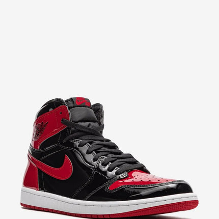 Men's Nike Air Jordan 1 High OG Bred Patent Shoes