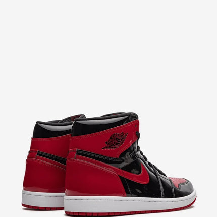 Men's Nike Air Jordan 1 High OG Bred Patent Shoes