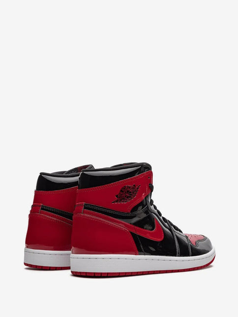 Men's Nike Air Jordan 1 High OG Bred Patent Shoes