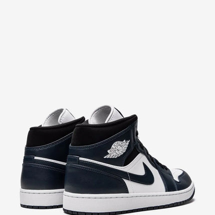 Men's Nike Air Jordan 1  Mid Armory Navy Shoes