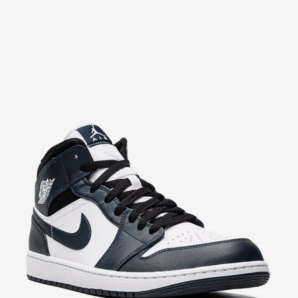 Men's Nike Air Jordan 1  Mid Armory Navy Shoes