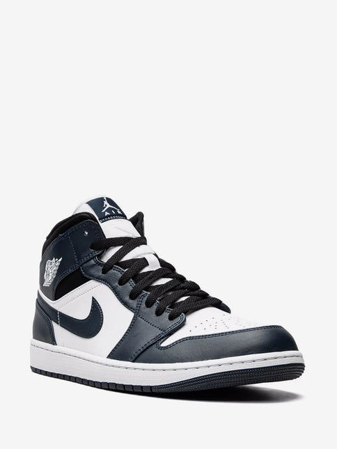 Men's Nike Air Jordan 1  Mid Armory Navy Shoes