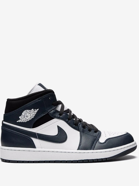 Men's Nike Air Jordan 1  Mid Armory Navy Shoes