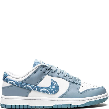 Men's Nike Dunk Low Blue Paisley Shoes