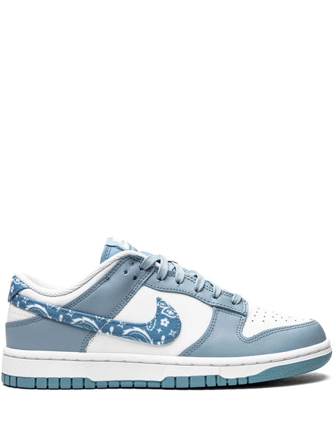 Men's Nike Dunk Low Blue Paisley Shoes