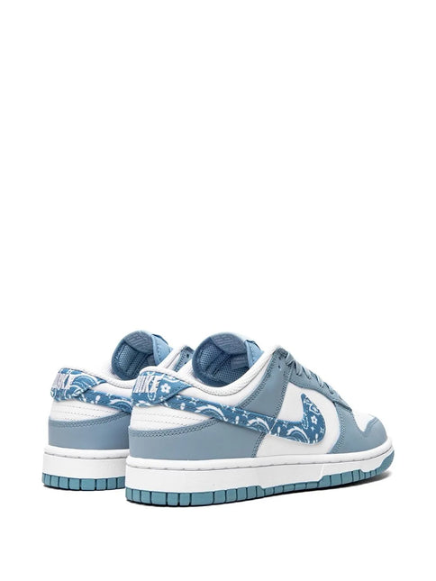 Men's Nike Dunk Low Blue Paisley Shoes