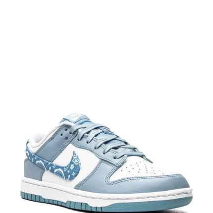 Men's Nike Dunk Low Blue Paisley Shoes