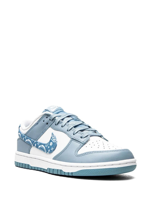 Men's Nike Dunk Low Blue Paisley Shoes