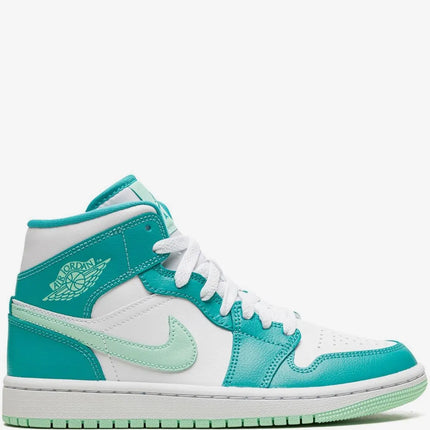 Men's Nike Air Jordan 1 Mid Washed Teal Shoes