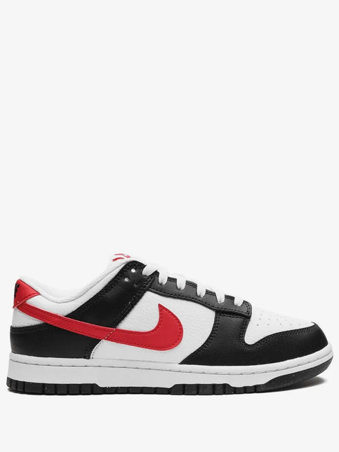 Men's Nike Dunk Low Black White Red Shoes