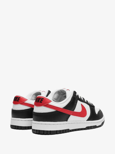 Men's Nike Dunk Low Black White Red Shoes