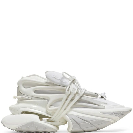 Men's Balmain Unicorn Low-Top White Sneakers