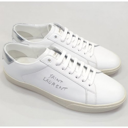 Men's Saint Laurent Court Classic SL06 White Sneakers