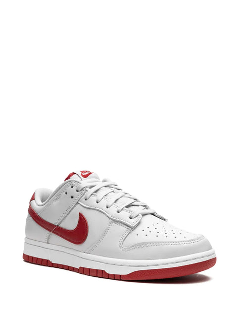 Men's Nike Dunk Low Vast Grey Varsity Red-White Shoes