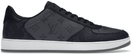 Men's Louis Vuitton Rivoli Athletic Black Grey Sneakers