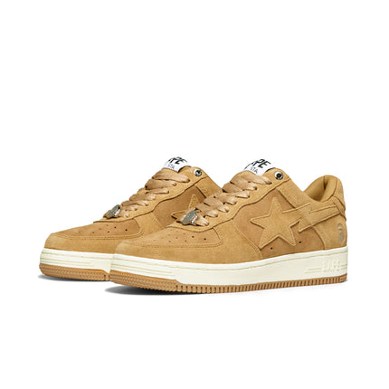 Men's A Bathing Ape Bape Sta Low Beige Shoes