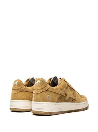 Men's A Bathing Ape Bape Sta Low Beige Shoes