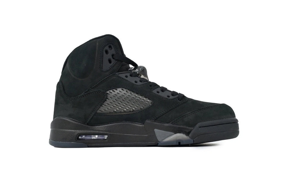 Men's Nike Air Jordan 5 Black Cat Shoes