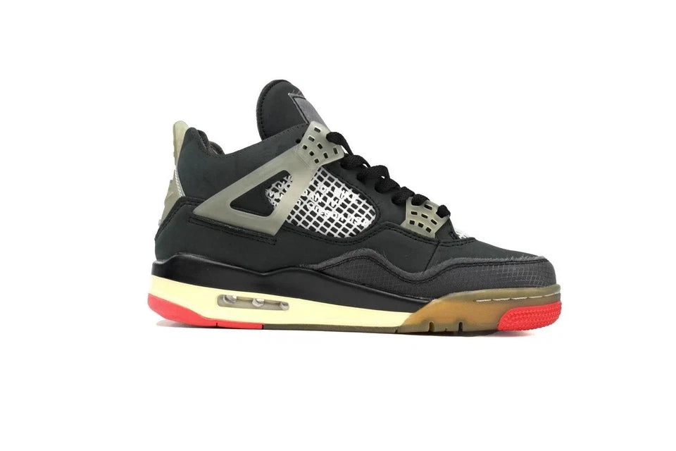 Men's OFF-WHITE x Air Jordan 4 Bred Shoes