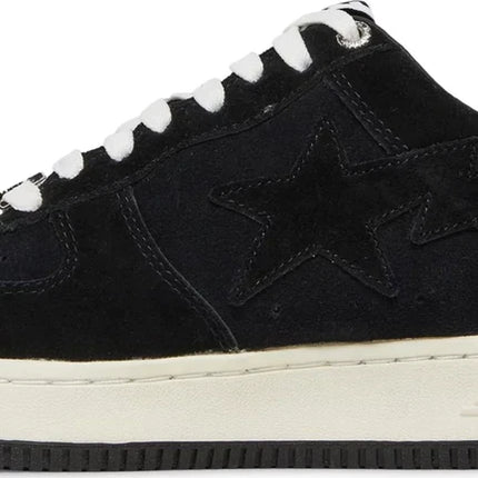 Men's A Bathing Ape Bape Sta Low Black Shoes