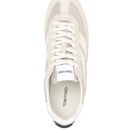 Men's Tom Ford Mick Panelled Light Beige Sneakers