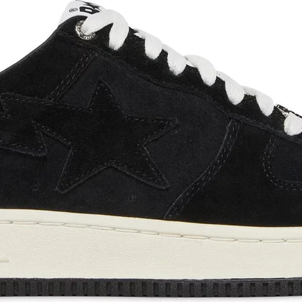 Men's A Bathing Ape Bape Sta Low Black Shoes