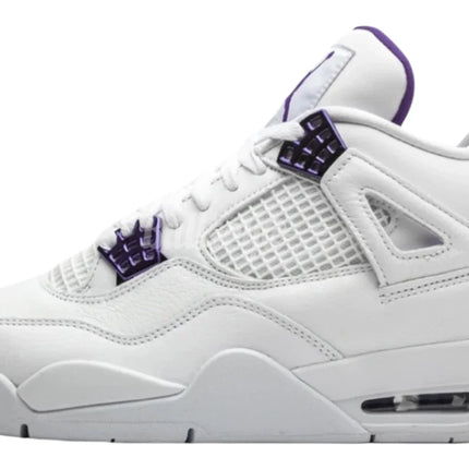 Men's Nike Air Jordan 4 Retro Metallic Purple Shoes