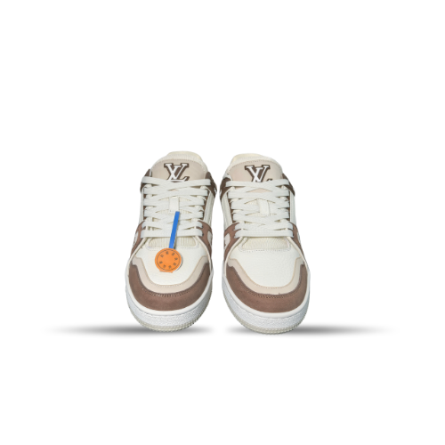 Men's Louis Vuitton LV Trainer Brown Sneakers
