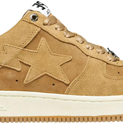 Men's A Bathing Ape Bape Sta Low Beige Shoes