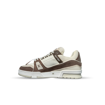 Men's Louis Vuitton LV Trainer Brown Sneakers
