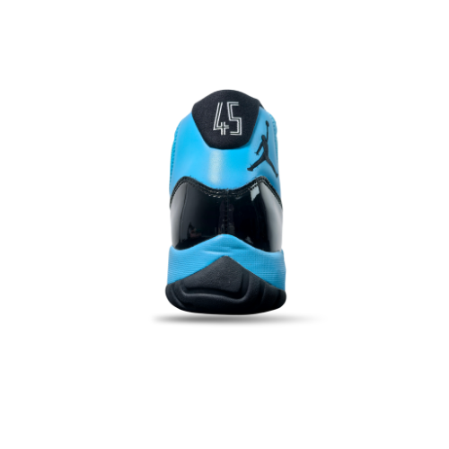 Men's Air Jordan 11  Black Blue Shoes