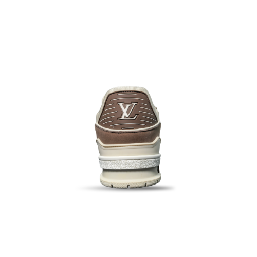 Men's Louis Vuitton LV Trainer Brown Sneakers