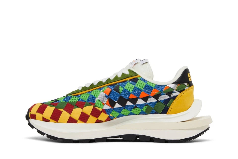 Men's Jean Paul Gaultier x sacai x Nike VaporWaffle Woven Green Gusto Shoes