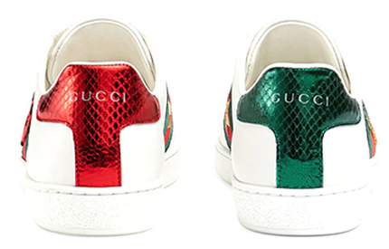 Men's Gucci Ace  Pineapple White Sneakers
