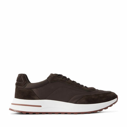 Men's Clothbase Loro Piana Brown Sneakers