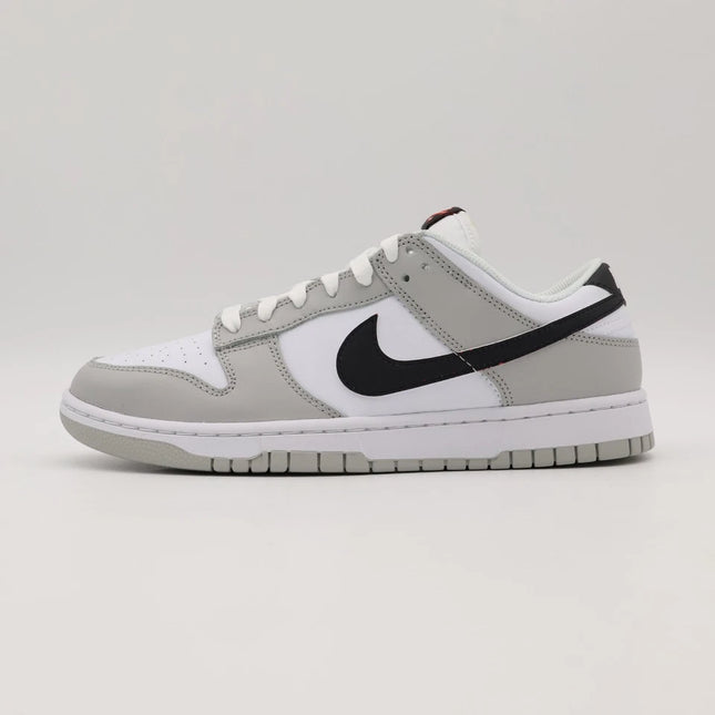 Men's Nike Dunk Low Lottery Pack Grey Fog Light Crimson Gray Shoes