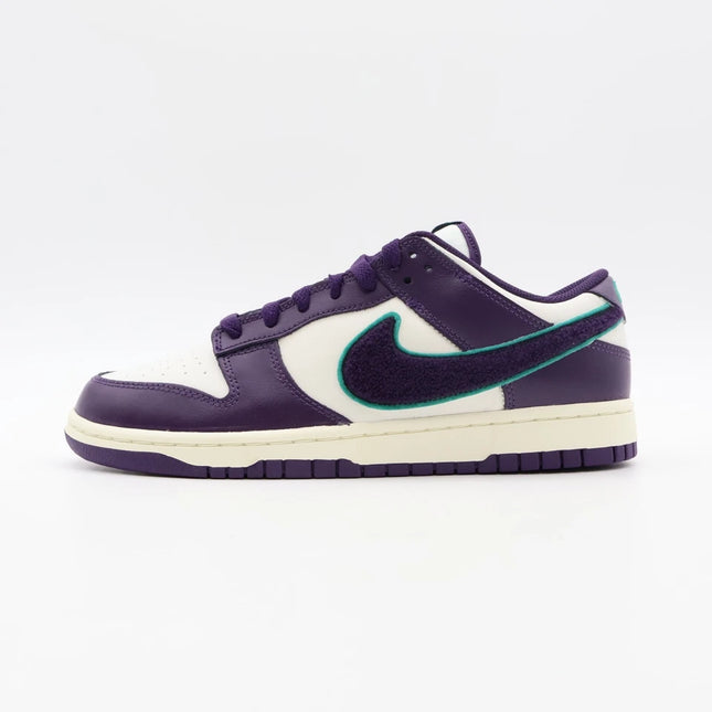 Men's Nike Dunk Low Chenille Swoosh Grand Purple Shoes