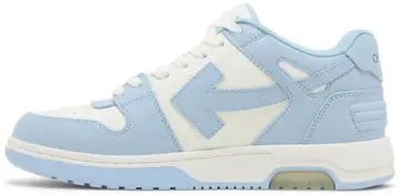 Men's Off-White Out Of Office Sneakers In White Light Blue