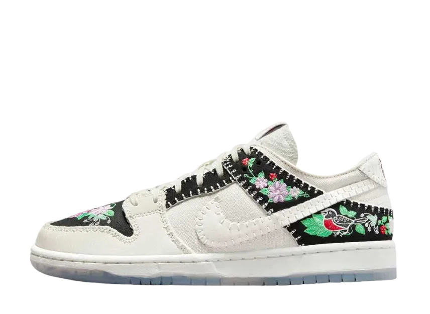 Men's Nike SB Dunk Low Black Sail Shoes