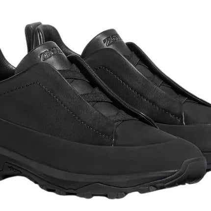 Men's Zegna Triple Stitch™ Monte Black Sneakers